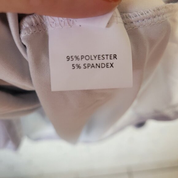 Womens Top 4XL Plus Tee Long Sleeve Heart Gray Poly Blend Reverse Stitch NOV102E - Picture 8 of 8